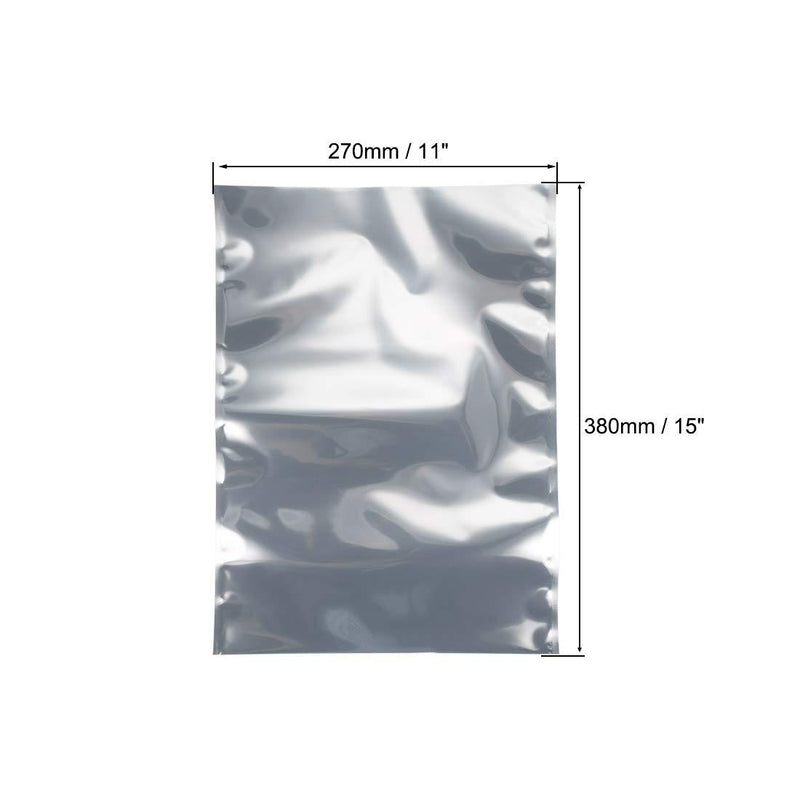 uxcell Antistatic Shield Shielding Bag, Flat Open Top Anti Static Bag for Electronic Devices, 11x15 inch(270x380mm), 20 PCS