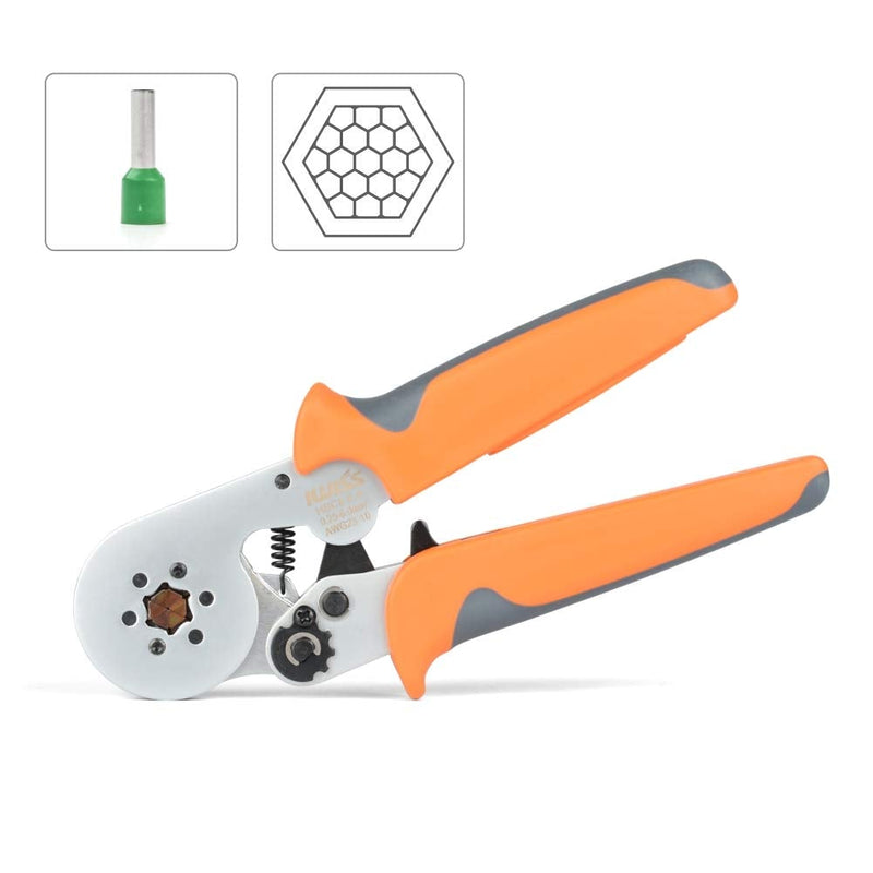 IWISS Self-adjusting Hexagonal Plier for AWG23-10 End-sleeves Ferrule HSC86-6