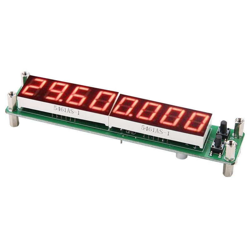PLJ-8LED-H RF Signal Frequency Counter Cymometer Tester Module 0.1~1000MHz (Backlit Font red)