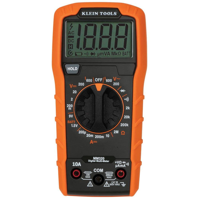 Digital Multimeter Premium Electrical Test Kit with Non-Contact Voltage Tester, Receptacle Tester, Test Leads Klein Tools 69355