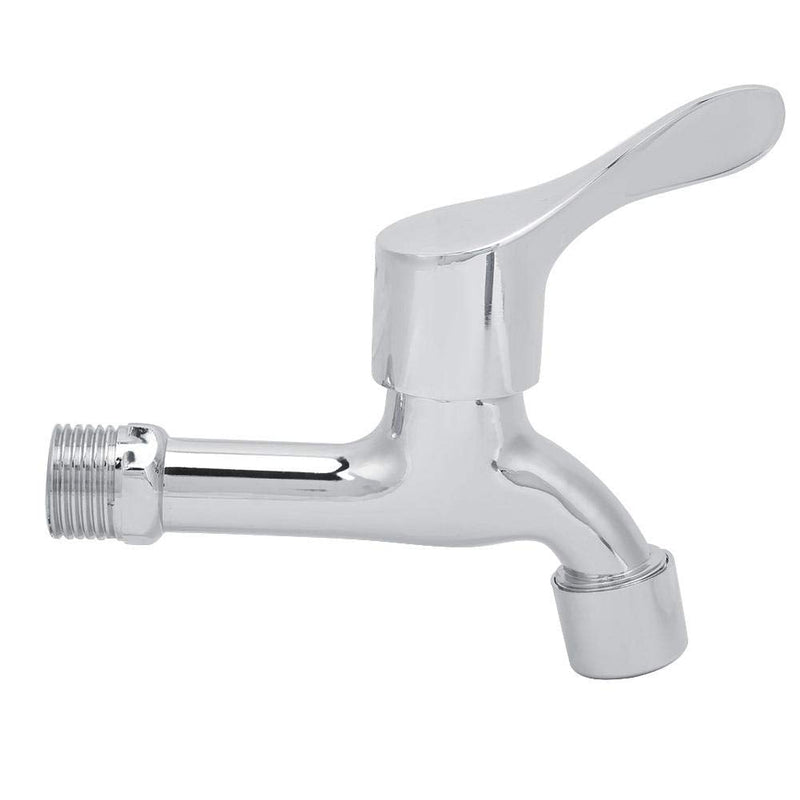 G1/2in Zinc Alloy Faucet Washing Machine Faucet Wall Faucet for Kitchen Home Bathroom Chrome Plated