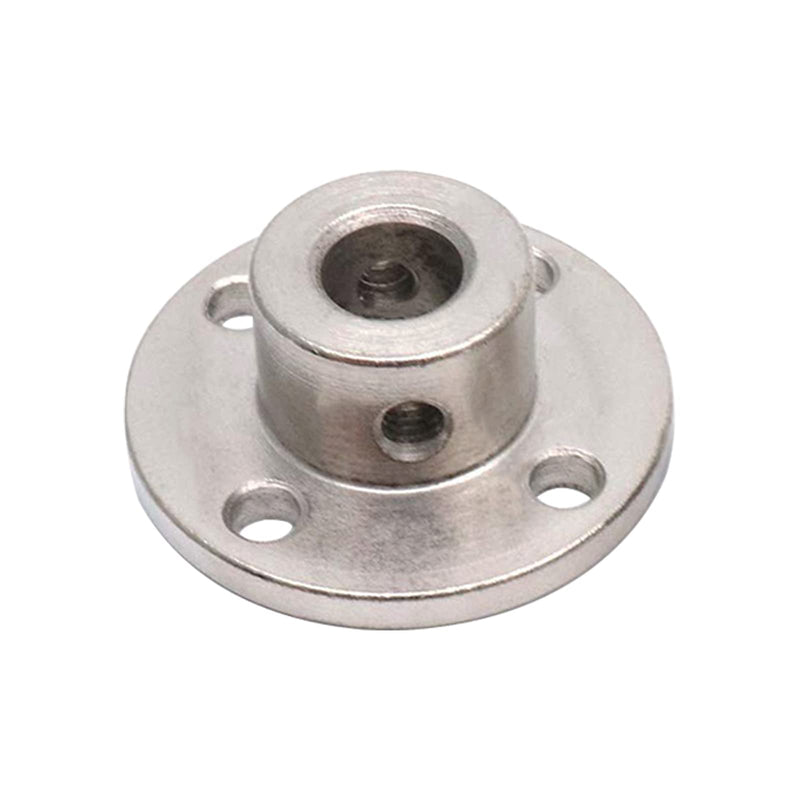 Sydien 4 Pcs 8mm Rigid Flange Shaft Coupling Motor Guide Shaft Coupler Connector with Set Screws & Wrench