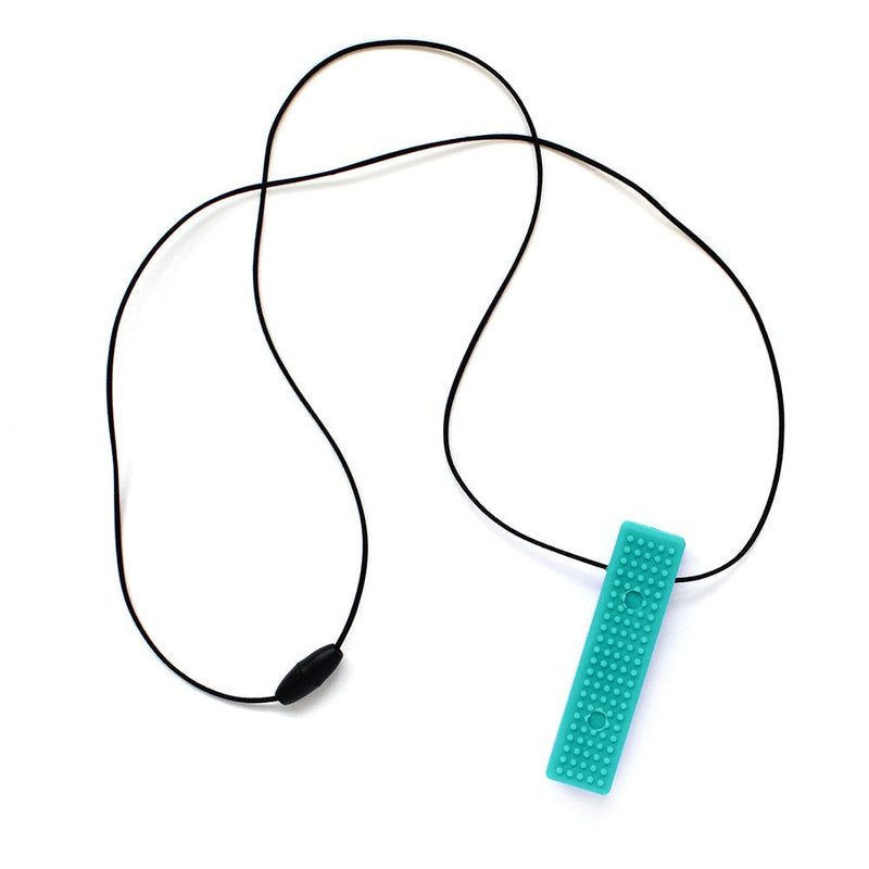 ARK's Brick Stick XT Textured Chew Necklace Made in The USA (Teal, Extra Tough)