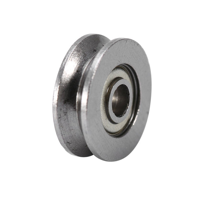 20pcs V623ZZ V Groove Ball Bearing Pulley TOPINCN Rail Ball Bearing Metal Sealed Guide Wire Pulley for Rail Track Linear Motion System 3x12x4mm