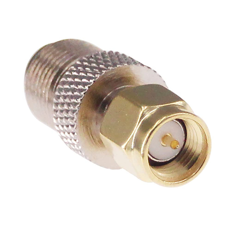 RFaha 5pcs SMA Male to F Female RF Coax Adapter SMA to F Coaxial Connector Adapter for RTL-SDR/Antenna/Cell Phone Booster(F15-5)
