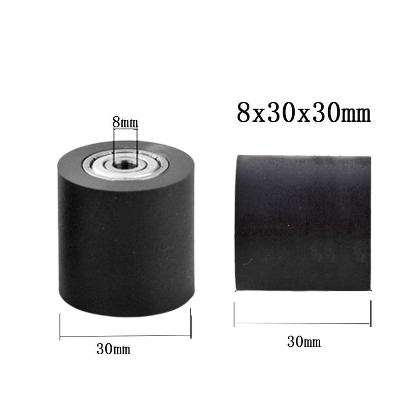 4 Mechanical Pulley Bearings,Chain Pulley,Tensioner Pulley Guide,Suitable for Street Bikes and Motorcycles (698zz-8mm-4packs) 698zz-8mm-4packs