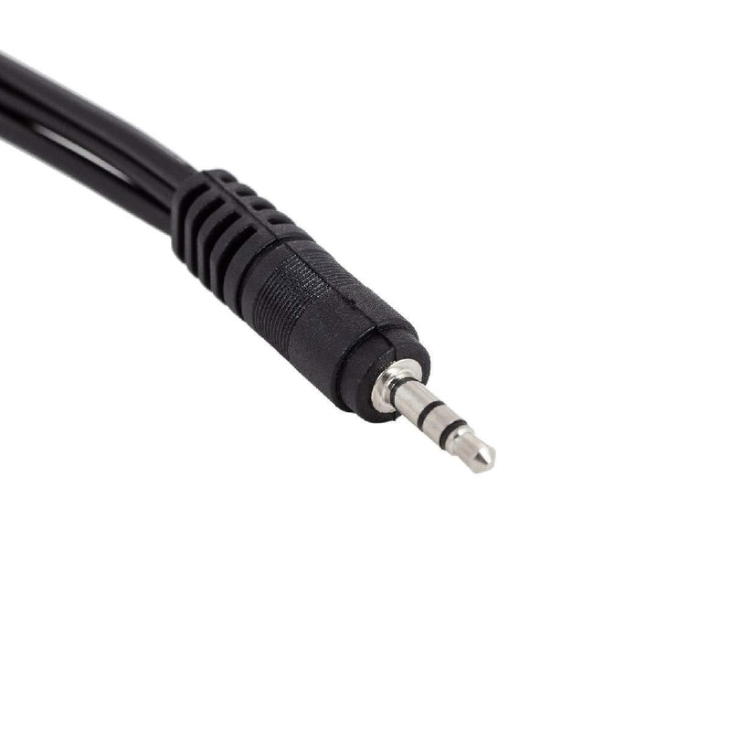 Ancable 3.5mm (1/8") TRS 1 Male to 3 Female 3-Way Stereo Splitter Audio Cable Nickel-Plated