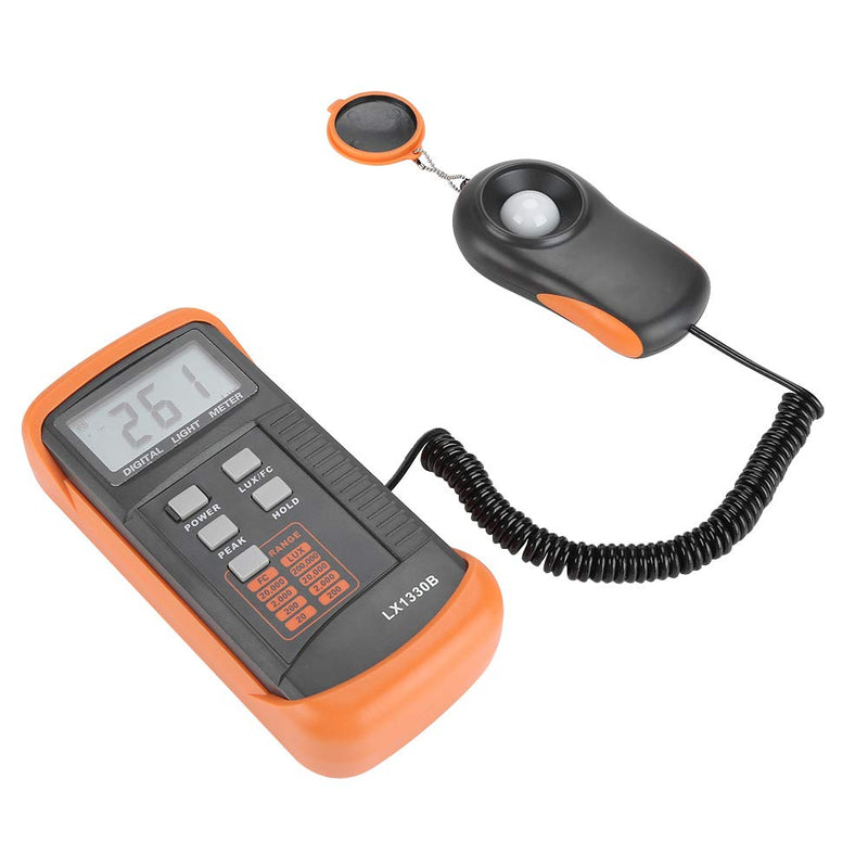 LiebeWH LX1330B Digital Luxmeter LCD Display Light Meter Lux Meter Photometer 0-200,000 Lux Testing Illuminometer