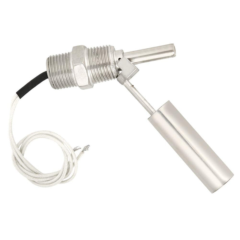 Horizontal Liquid Float Switch-Liquid Water Level Float Sensor Switch Side-Mounted 304 Stainless Steel 1/2Npt Male Thread Tanks Water Level Sensor for Water Tank,Fuel Tanks, Water Towers DC0-110V