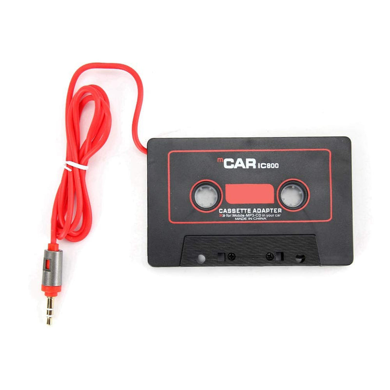 Car Cassette Player, Car Stereo Cassette Tape Adapter CD MD MP3 MP4 Player to 3.5mm Aux Audio for Mobile Phone