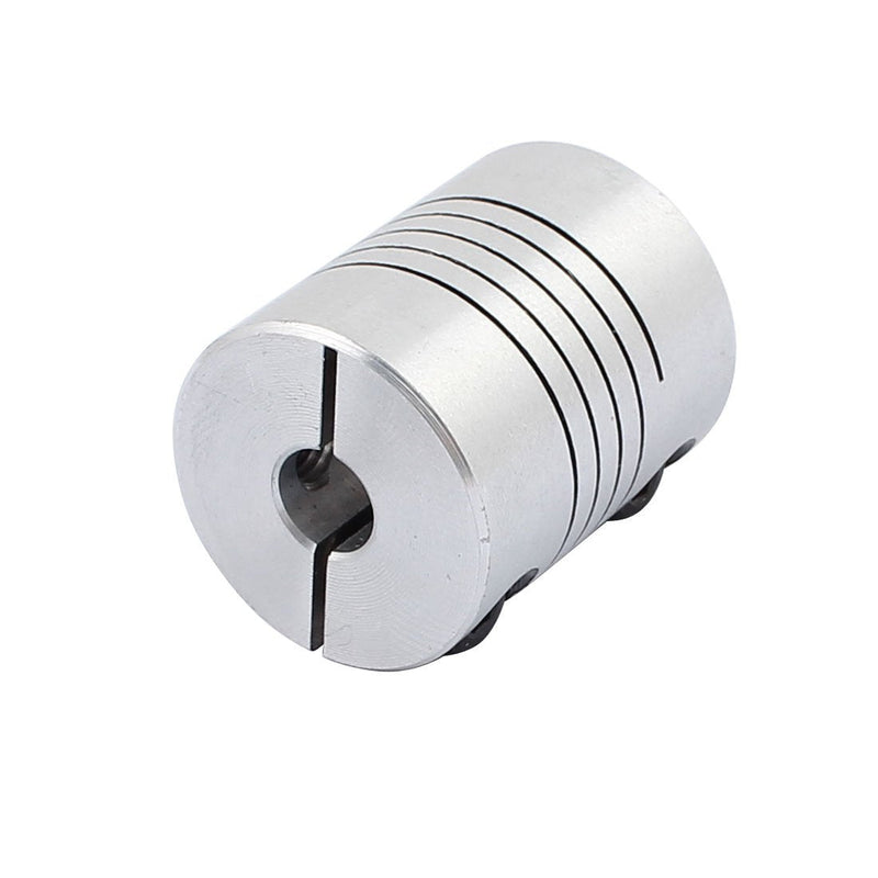 uxcell 5mm to 6mm Shaft Coupling 25mm Length 20mm Diameter Stepper Motor Coupler Aluminum Alloy Joint Connector for 3D Printer CNC Machine DIY Encoder 5-6mm