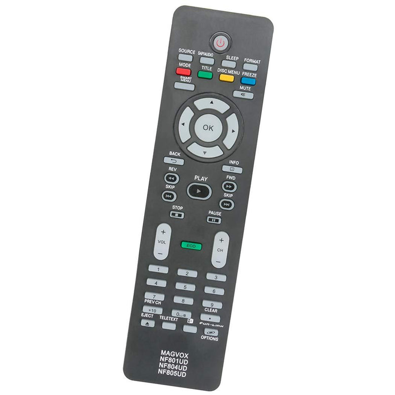 New NF804UD Replaced Remote fit for Magnavox TV 19MF330B/F7 32MF301B 32MF301B/F7 19ME360B 19MF330B 22MF330B 22ME360B 26MF330B 32MF330B 40MF430B 46MF401B 46MF440B 19ME301B 19ME601B 19MF301B 19MF301D