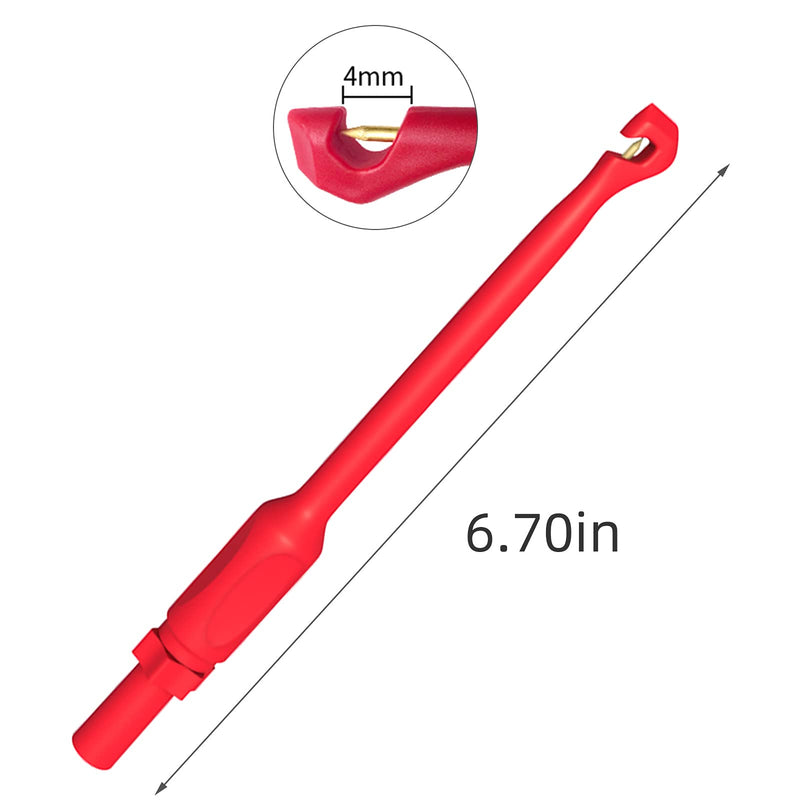 Goupchn Automotive Wire Piercing Probes 2PCS Puncture Probe Pins for 4mm Banana Plug Extension Test Leads, Automotive Diagnostic Repairing