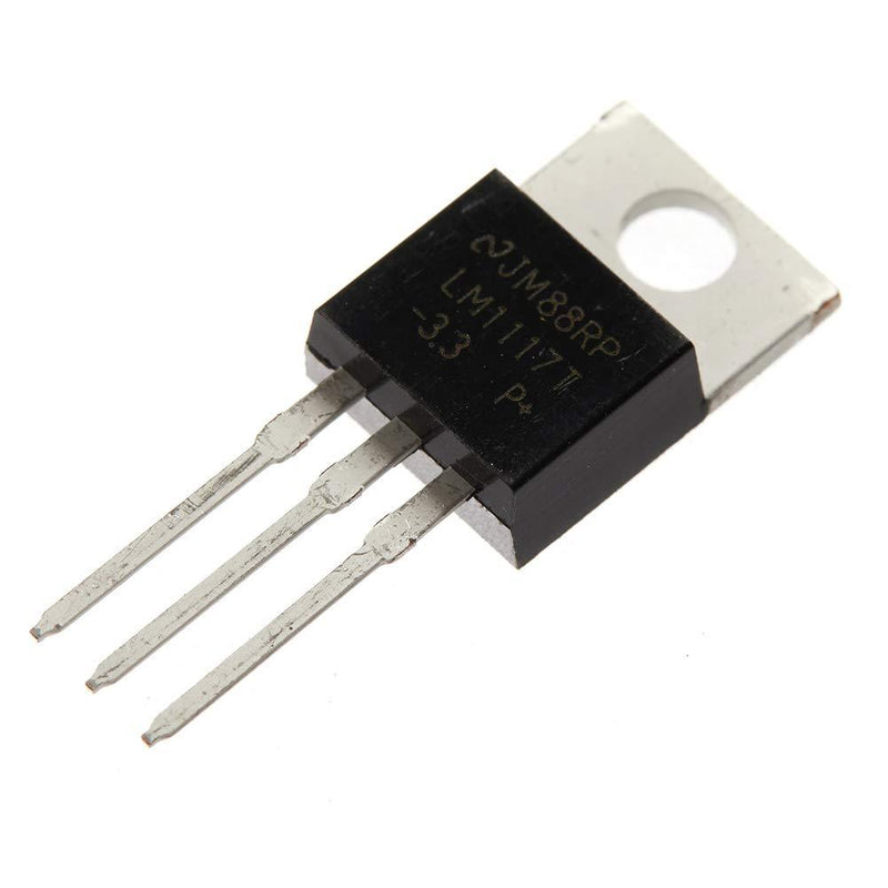 Bridgold 10pcs LM1117T-3.3V LM1117 LM Low Dropout Positive Voltage Regulator 1A,TO-220.