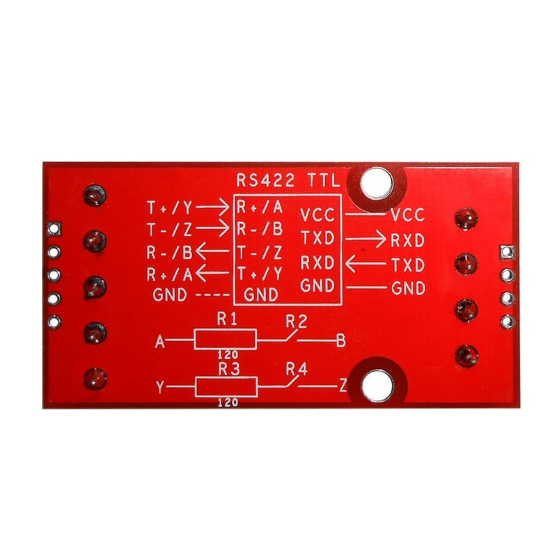 RS422 to TTL Converter, 3.3V Level Converter Module Mutual Conversion with Indicator Light