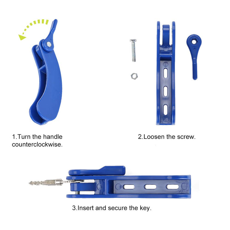 Door Opening Aid,Key Aid Turner Holder Door Opening Assistance with Grip for Arthritis Hands Elderly and Disable