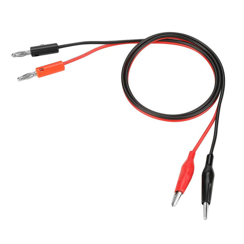 Output Cable Line Multimeter Banana Plug to Crocodile Alligator Clip Test Probe Lead Wire 30V 5A 80cm for Adjustable DC Regulated Power Supply