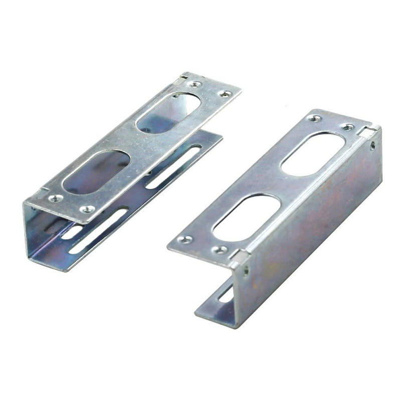 PHITUODA 3.5" to 5.25" Hard Drive Bay Metal Mounting Bracket Adapter for 5.25" Internal Bay Drive, HDD Drive Adapter -2 Pairs