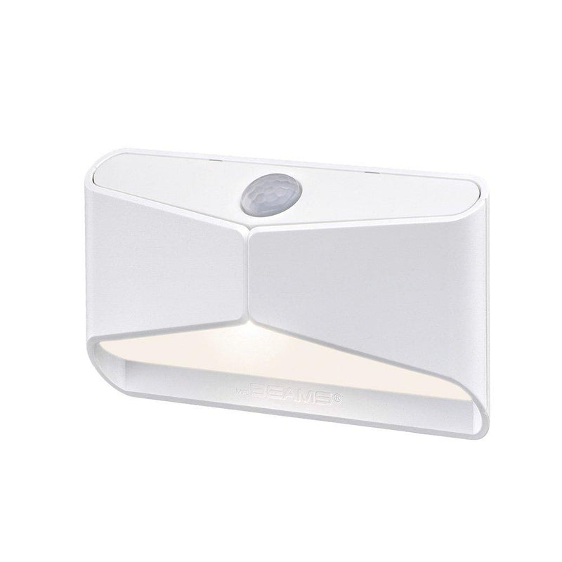 Mr. Beams MB710 LED Nightlight, Wireless, Battery-Powered, Motion-Sensing For Use In Bedroom, Stairs, Nursery, Kitchen & More, Three-Pack, White 3-Pack