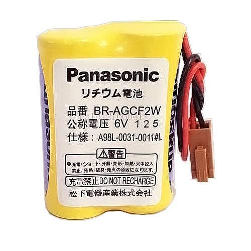 Panasonic - BR-AGCF2W - Lithium Battery - 6V - A98L-0031-0011 - 2200mAh PLC Battery