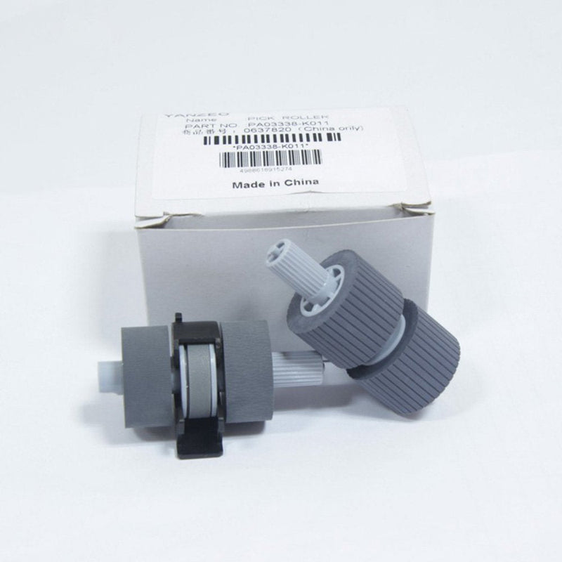 PA03338-K011 Pick Roller Set of 2 Rollers for Fujitsui FI-5750C FI-6670 FI5650C FI-5650C 5750 Scanners PA03338-K011