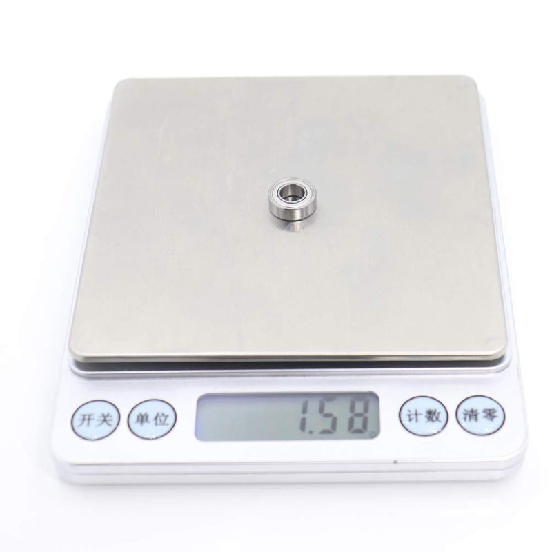 10 Pack 6x12x4mm Metal Shielded ABEC-5 High Precision Miniature Ball Bearings L-1260ZZ (MR126ZZ)