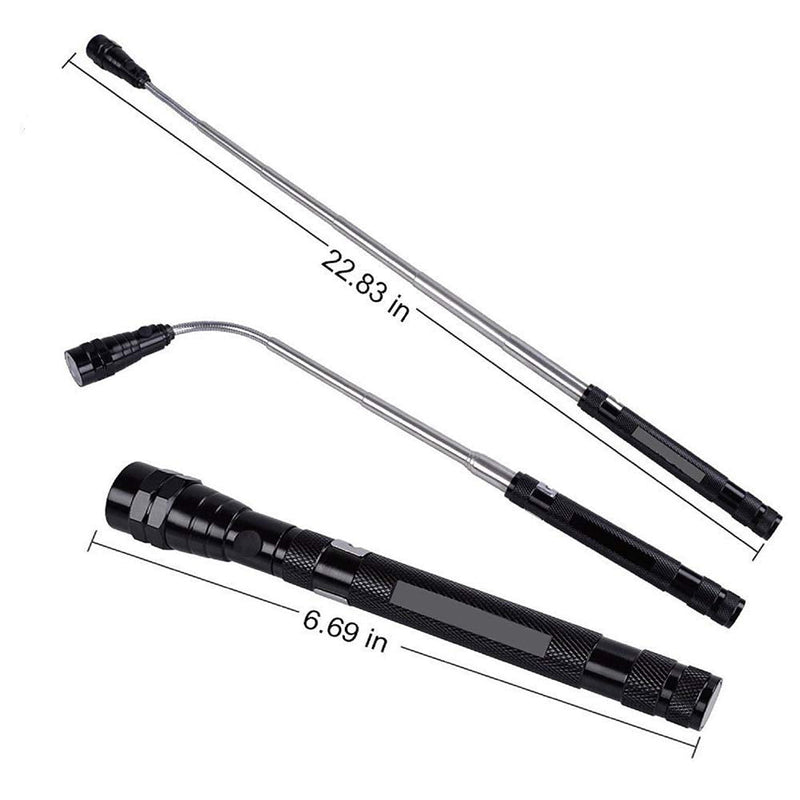 Telescopic Inspection Mirror with LED Light, Claw-Type Flexible Pick-up with LED Light, Telescopic Pick-up with LED Light, Nail Pliers, Family Essential Tool Set (Model-002) Model-002