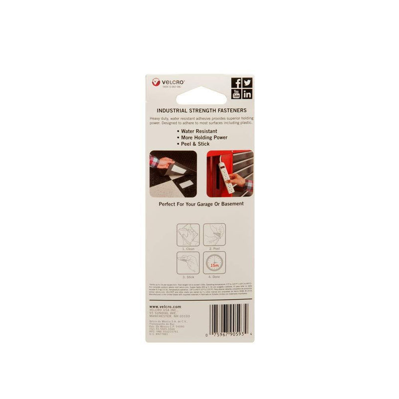 VELCRO Brand Industrial Strength Fasteners, Tape, 4ft x 2in (Pack of 1) Black 4ft x 2in (Pack of 1)