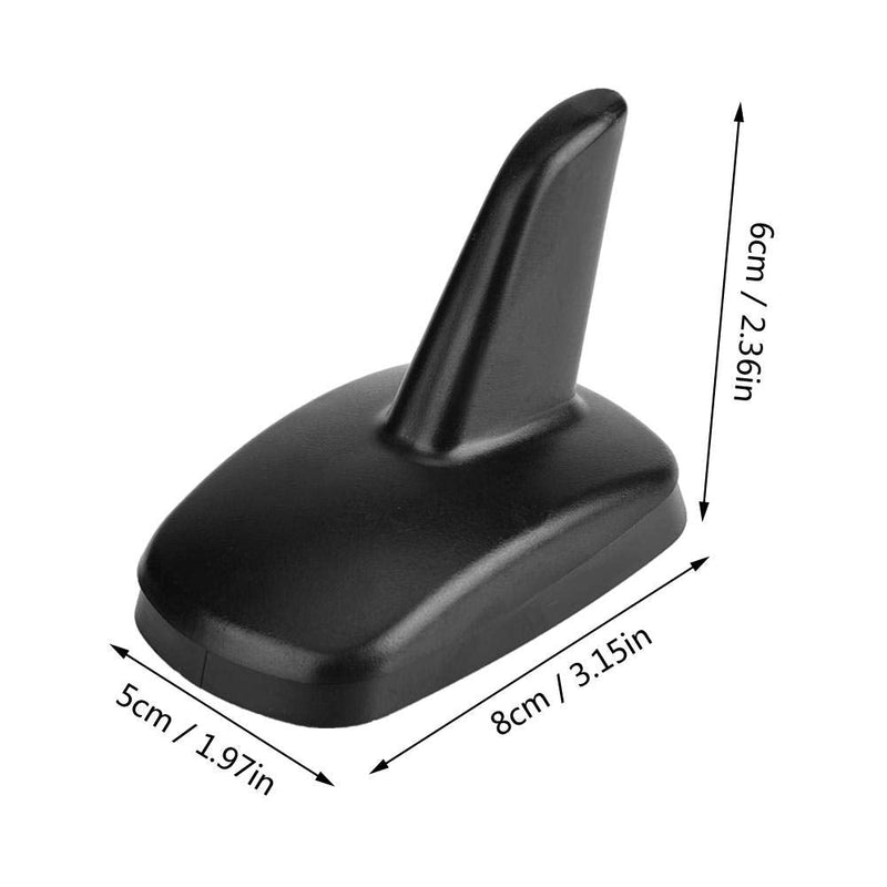 Kuuleyn Shark Fin Antenna, 3897ZIY Car Shark Fin Roof Antenna Decoration for A3 2016 2017 2018 - Black
