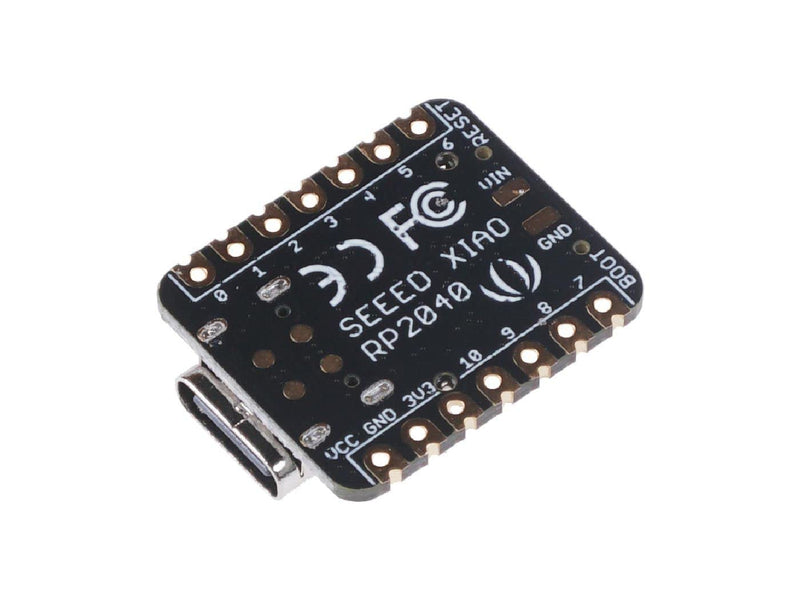 Seeed Studio XIAO RP2040 Microcontroller, with Dual-Core ARM Cortex M0+ Processor, Supports Arduino, MicroPython and CircuitPython with Rich Interfaces. A