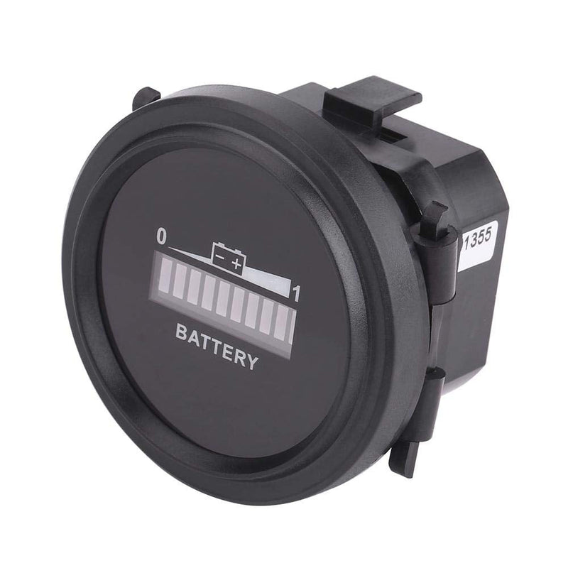 Golf Cart Battery Indicator 12V/24V/36V/48V/72V LED Digital DC Electricity Indicator Meter DC Battery Gauge Fit for Golf Cart