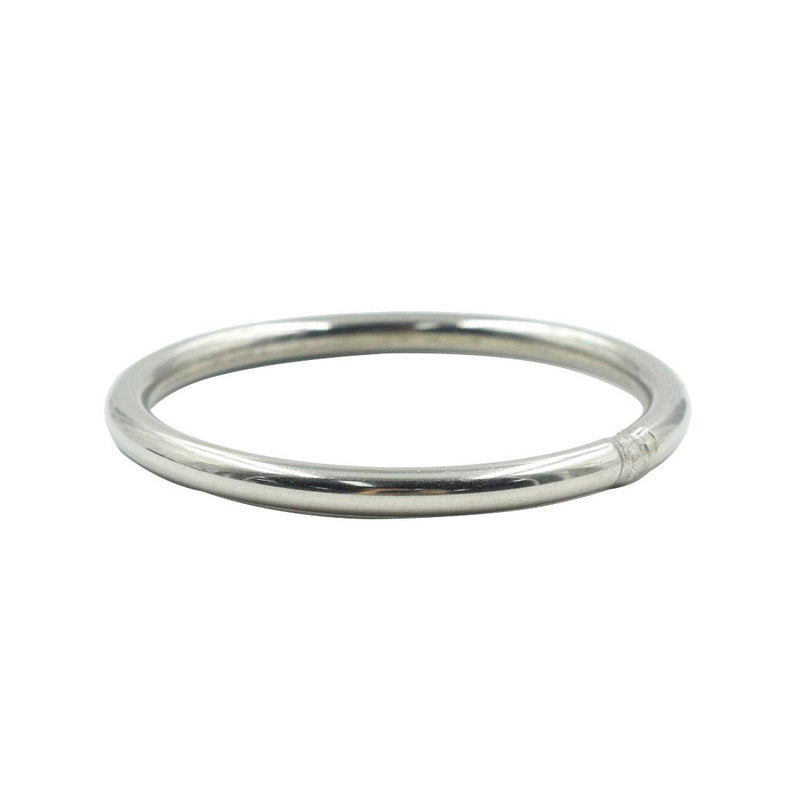 Rannb Multi-Purpose O Ring Welded Stainless Steel Rings 4mm/0.16" Thick 50mm/2" Outer Dia - Pack of 10pcs 50mm Dia 4mm Thick