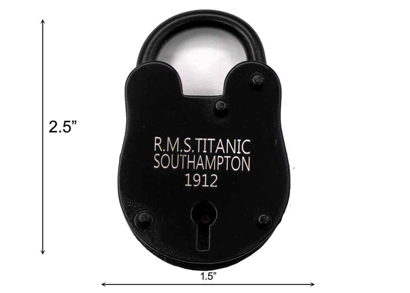 RII RMS Titanic Model Padlock Antique Style Padlock (Small) Small