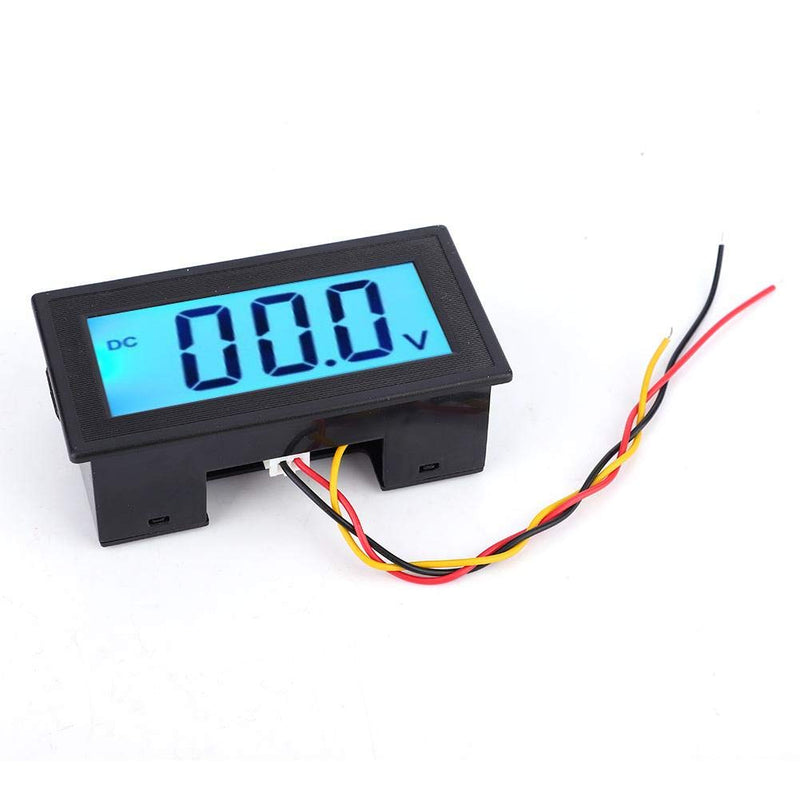 YB5135DB LED Digital Display Voltage Meter LCD Digital Display Three Wire Voltage Meter Monitor Voltmeter oltage Tester Panel(DC0-100V) DC0-100V