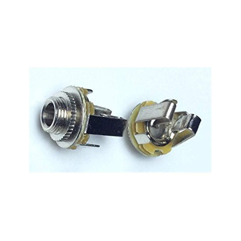 QMseller 3.5mm Stereo 3-Pole (3-Pin) TRS Plug Jack Socket Adapter Cables Connectors - 10 Pack
