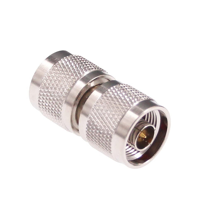 RFaha 2pcs UHF Male PL259 to N Type Male RF Coaxial Adapter UHF to N Coax Connector(F60-2)