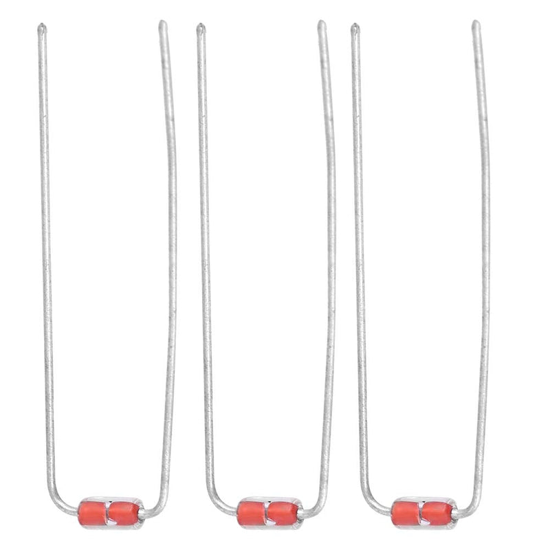 Dpofirs Pack of 10 MF58 NTC Thermistors Highly Sensitive Thermal Resistors, 1K 5K 10K Thermal Resistors Temperature Control, Protection of Electrical Devices High Accuracy (10K)