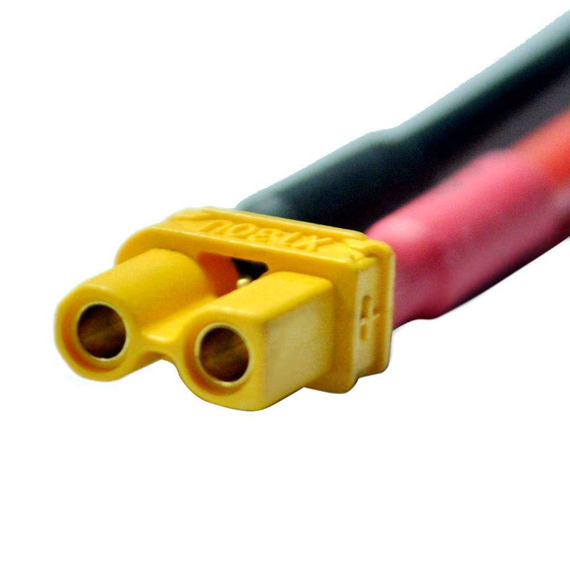 2 Pairs Amass XT30U XT30 Male and Female Connector with 150mm 14awg Silicone Wire for RC Lipo Battery 2 Pairs Amass XT30U