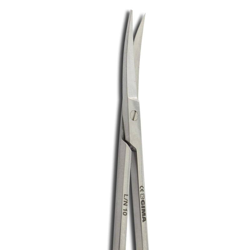 Gima - Iris scissors, curved, 11.5 cm, with strong tips that ensure surgeons high precision, 26527