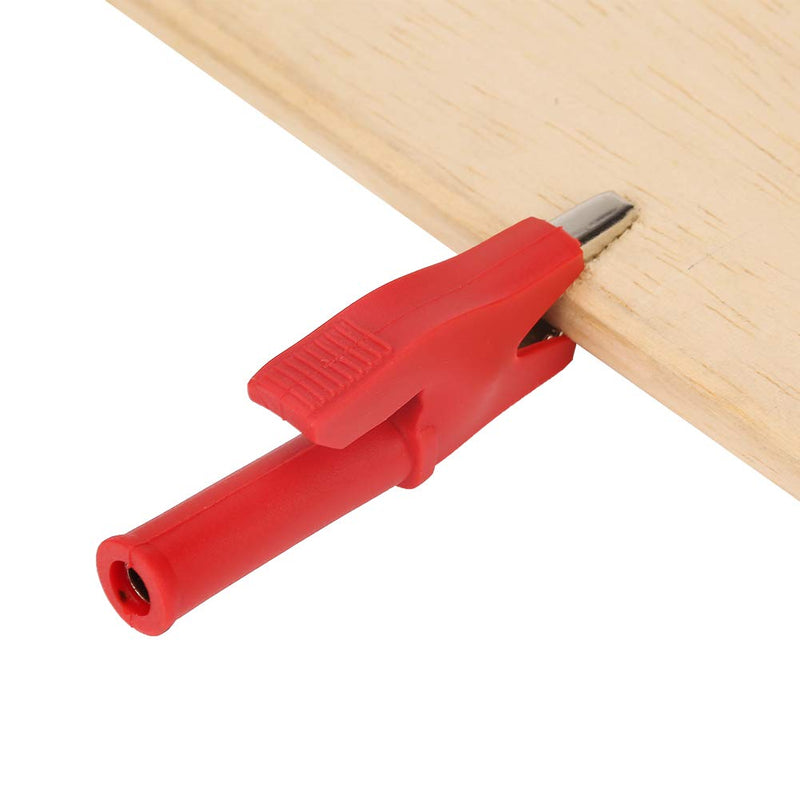 Folders Safety Test Clips 10pcs /Set P2002 20A 5 Colors 4mm Banana Jack Safety Test Clip for Multimeter 380V
