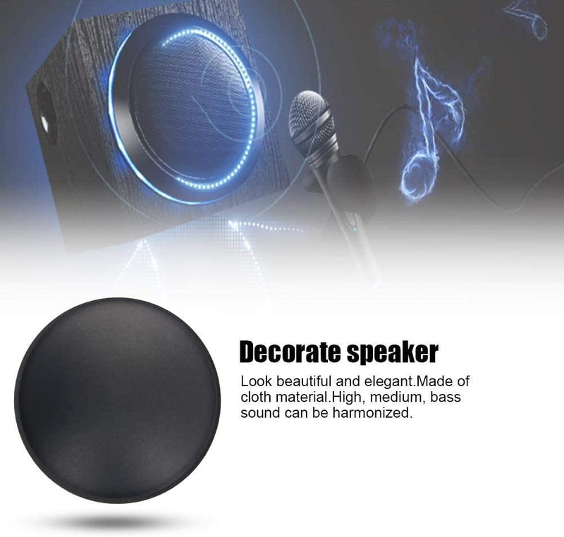 Fielect 2Pcs Speaker Dust Cap 137mm/5.39inches Diameter Subwoofer Paper Dome Coil Cover Caps 137mm 2pcs