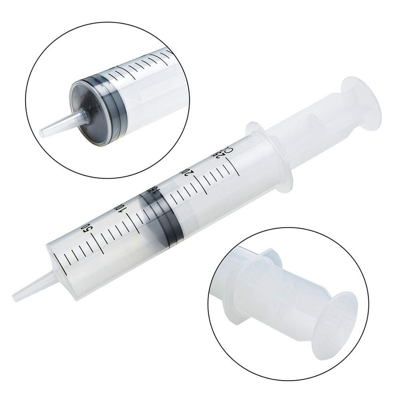 250ml Syringe, Extra Large Plastic Syringes for Glue Dispensing, Scientific Labs, Watering, Refilling, Multiple Uses