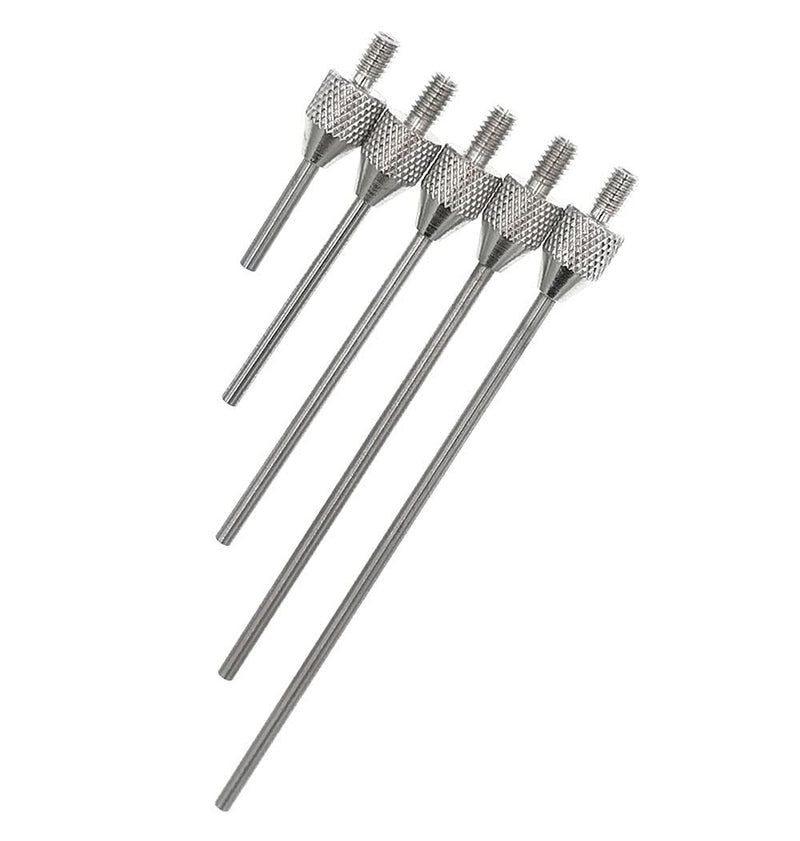 SUXING measuring inserts for dial indicators, measuring insert steel diameter 1 mm, pin length 10/20/30/40/50 mm, thread M2.5, pin diameter: 1.5 mm.