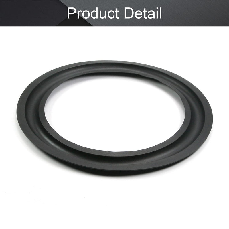 Fielect 8 Inch Speaker Rubber Edge Surround Rings Replacement Parts for Speaker Repair or DIY 1pcs