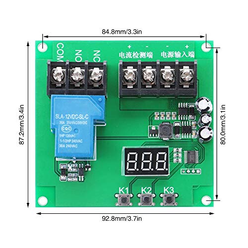 7-30V 0-30A DC Current Detection Sensing Module Current Transformer Sensor Current Tester Indicator Overcurrent Protection Relay Module