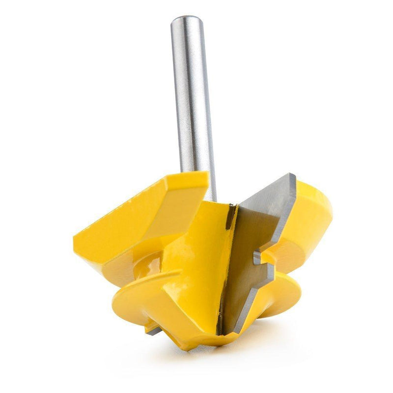 Meihejia 1/4 Inch Shank 45 Degree Lock Miter Router Bit 3/4 Inch Stock Joint Router Bit Woodworking Cutter Tool