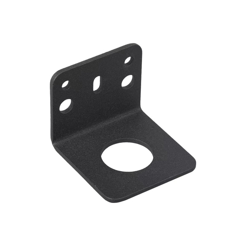 VANROUG 2 Pcs L-Bracket 1255 3/4" Hole Thick Steel Mobile Antennas Brackets for UHF VHF Coax NMO Antenna Mounts Cable Mobile Antennas (Black)