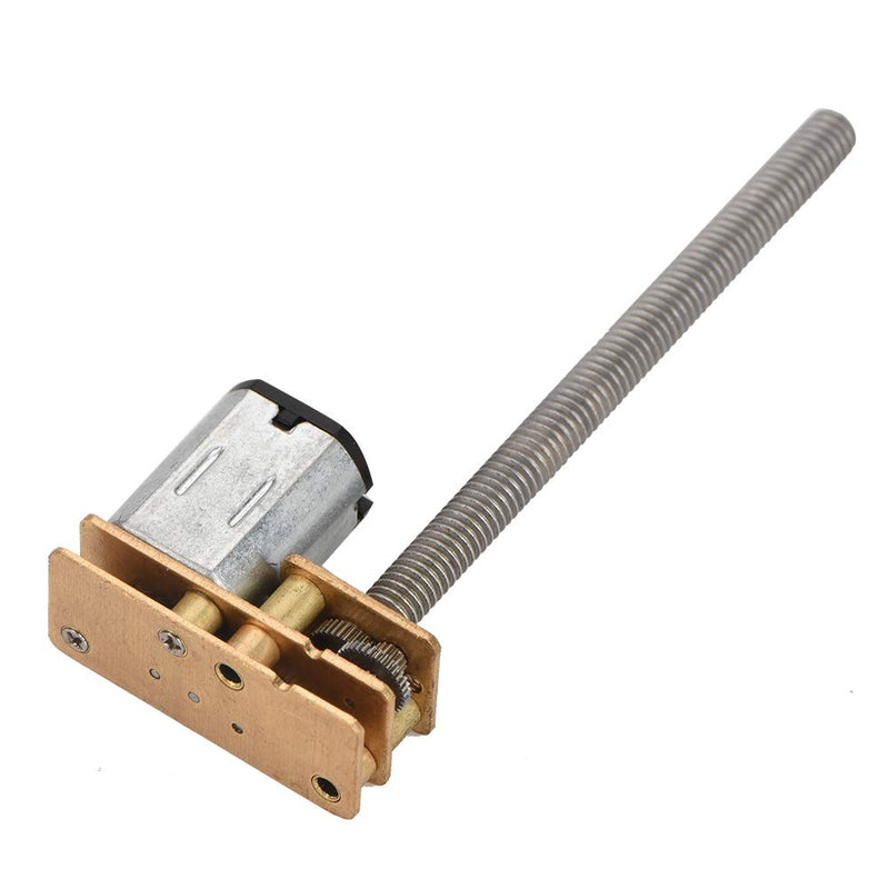 DC 6V/12V Long Thread Gear Motor Electronic Gear Motor for Car Model Robot Electronic Toys and Crafts (6V 1000RPM) 6V 1000RPM