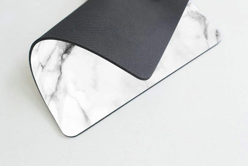 Marble Mousepad White Marble Print Mouse Mat Mouse Pad Office Mousemat Mousepads with Design Desk Accessory Office Gift PP-41