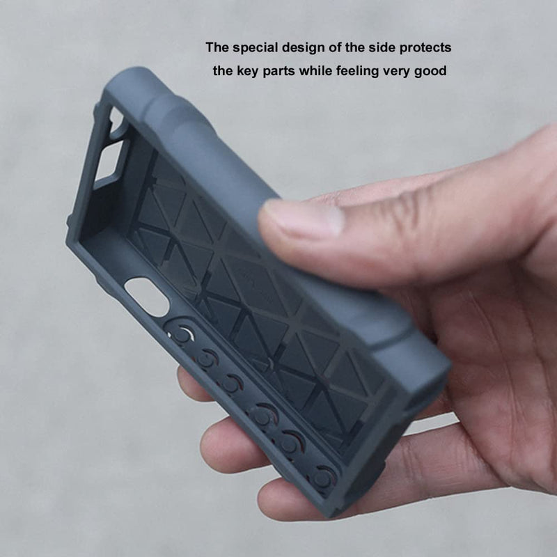 FATBEAR Rugged Shockproof Armor Protective Shell Skin Case Cover for Sony Walkman NW-A300 Series NW-A306 NW-A307 (Gray) Gray